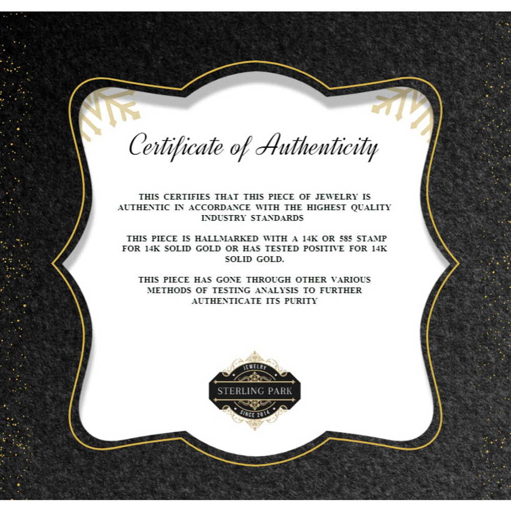 14k Solid Gold Trinity Interlinked Infinity Circl… - image 5